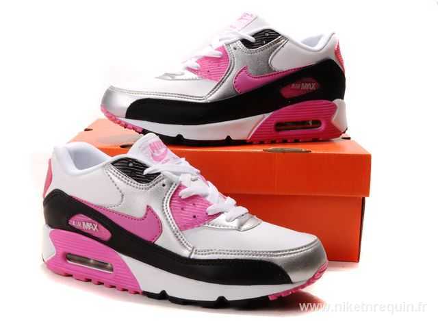 Chaussures Nike Noir Et Rose Air Max 90